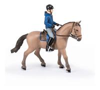 Horses and Ponies Walking Horse and Horseman Toy Figure (51565) Papo Multi One Size
