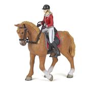 Horses and Ponies Walking Horse and Horsewoman Toy Figure (51564) Papo Multi One Size