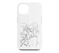 Horses animals picture coloring, painting, drawing Case for iPhone 13