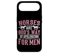Horses are God's Way of Apologizing for Men Funny Horse Girl Case for iPhone Air