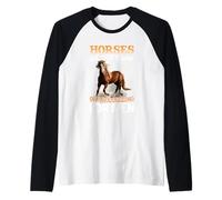 Horses are God's Way of Apologizing for Men Raglan Baseball Tee