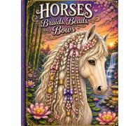 Horses Braids, Beads, and Bows: Coloring Book