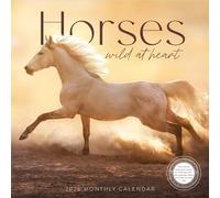 Horses Calendar 2026 | Horses: Wild at Heart | 12” x 24” Wall Calendar 12 Month | Marble City Press | Inspirational Quotes | Soulful Spirit Equine | 2026-2027 Calendar