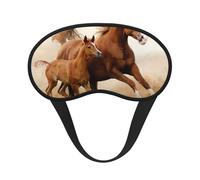 Horses Cubs Two Run, Full Eye Covers Light Blocking Eye Masks Blackout Sleep Eye Muffs