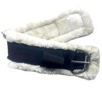 Horses Fleece Girth Breathable Horse Girth Elastic English Fleece Horse Cinches Western Saddles Accessories Enduring Breathable Cinches