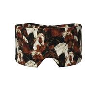 Horses, Full Eye Covers Light Blocking Eye Mask Sleep Eye and Ear Muffs