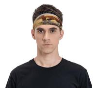 Horses in The Fields Unisex Sports Sweatband Headband, Breathable and Moisture, Suitable Running Cycling Yoga Waiting for Sports.