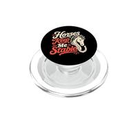 Horses Keep Me Stable Equestrian Humor PopSockets PopGrip for MagSafe