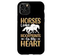 Horses Leave Hoofprints On My Heart Case for iPhone 11 Pro