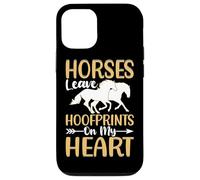 Horses Leave Hoofprints On My Heart Case for iPhone 12/12 Pro