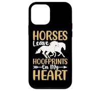 Horses Leave Hoofprints On My Heart Case for iPhone 12 mini