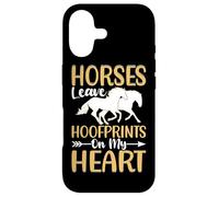 Horses Leave Hoofprints On My Heart Case for iPhone 17