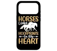 Horses Leave Hoofprints On My Heart Case for iPhone 17 Pro Max