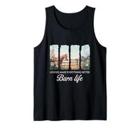 Horses Make Everything Better Rustic Barn Life Tank Top