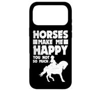 Horses Make Me Happy You Not So Much Horse Lover Case for iPhone 17 Pro Max