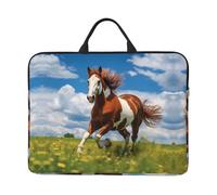 Horses of The Prairie Printed Laptop Sleeve 16.5 * 12.2", Business and Casual Dual use, Suitable for Some laptops