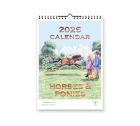 Horses & Ponies Humour Cartoon Funny 2026 Yearly Wall Hanging Calendar - Cartoons by Armand Foster