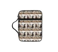 Horses Running Art Print Soft Bible Storage Bag Scripture Holder Waterproof for Worship Travel Devotional