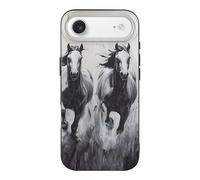 Horses Running in The Wild Compatible with iPhone 17/17 Air/17 Pro/17 Pro Max Case TPU Shockproof Protective Phone Cover