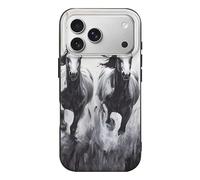 Horses Running in The Wild Compatible with iPhone 17/17 Air/17 Pro/17 Pro Max Case TPU Shockproof Protective Phone Cover
