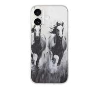 Horses Running in The Wild Compatible with iPhone 17/17 Air/17 Pro/17 Pro Max Case TPU Shockproof Protective Phone Cover