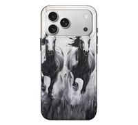 Horses Running in The Wild Compatible with iPhone 17/17 Air/17 Pro/17 Pro Max Case TPU Shockproof Protective Phone Cover