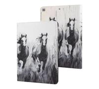Horses Running in The Wild Slim Case Compatible with iPad 10th 9th 8th 7th Generation 2022 2021 2020 2019 Protective Cover Stand