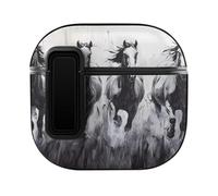 Horses Running in The Wild Slim Compatible with Airpods 4 Case Protective Hard Cover Skin