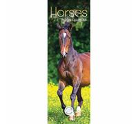 Horses Slim Calendar 2026, Wall Calendars, Month To View, Animals, Gift