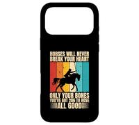 Horses Will Never Break Horse Riding Lover Funny Rodeo Men Case for iPhone 17 Pro Max
