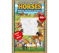 Horses Word Search: Word Search Puzzles with Easy-to-Read Print about Horses, Breeds, Riding Terms, and More | 6x9", 116 Pages | 50+ Puzzles (VfazBooks Word Search Collection)