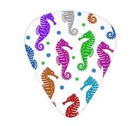 Horsesea Pattern Guitar Pick 12 Picks Fashion Personalized Bass Pick Durable Electric Guitar Plectrums Instrument Accessories