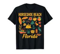 Horseshoe Beach Florida Beach Vacation Coastal Life T-Shirt
