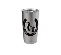 Horseshoe-Blacksmith Farrier Tools Horseshoe Horse Farriers Stainless Steel Insulated Tumbler
