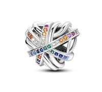 Horseshoe Cat Lucky Wedding Paris Travel Dog Charm Bead Pendant 925 Sterling Silver Compatible With Pandora Charm Moments Bracelet (Entwined Ring Engament Wedding Love You Heart Know Crystal Rainbow)