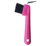 Horseshoe Cleaning Brush Horse Brush Tool with Handle Portable Hoofpick for Horse Owners Trainers Grooming Care Cleaning Instrument