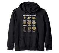 Horseshoe Crab Forms - Lifecycle and Morphotypes Scientific Zip Hoodie
