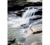 Horseshoe Falls at Musgrove Mill Clinton SC Gratitude Journal: 8.5 x 11 100 lined pages softcover notebook