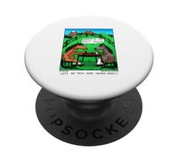 Horseshoe Hors'n Around Funny Farm Animal Horse Gift PopSockets Adhesive PopGrip
