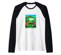 Horseshoe Hors'n Around Funny Farm Animal Horse Gift Raglan Baseball Tee