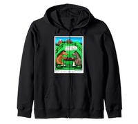 Horseshoe Hors'n Around Funny Farm Animal Horse Gift Zip Hoodie