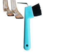 Horseshoe Pick, 2 on 1 Grooming Supply for Brush Kids Hands Ergonomic Hood Pick, Care Brush for Kids Cleance and Grooming, Boys and Girls