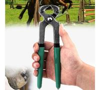 Horseshoe Pliers, Hoof Trimmer Tool, Quickly Cut, Clamp Head/Strong Clamping, Easy to Trim+ Easy to Hold/Non-slip Handle, Rivet- Not Easy to Loosen, for Farrier,8inches