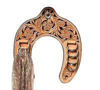 Horseshoe Wall Hook Space-Saving Rustic Ornament