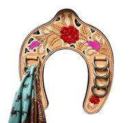 Horseshoe Wild Rag Holder Space-Saving Rustic Ornament