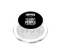 Horseshoeing Equestrian Horse Lover Being Nice Farrier PopSockets PopGrip for MagSafe