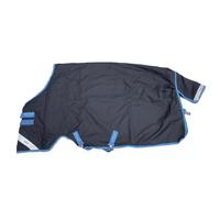 Horseware Amigo Bravo 12 100g Turnout Navy/Turquoise 6ft 3, Blue