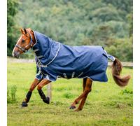 Horseware Amigo Bravo Plus Turnout Rug Bundle Navy/Titanium Grey & Silver