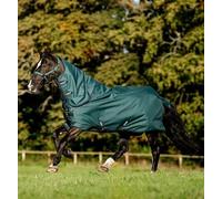 Horseware Amigo Ripstop 900D Plus Turnout Blanket 200 g Dynasty Green/Navy & Silver, Blanket Size: 140 cm / 6 Inches 3