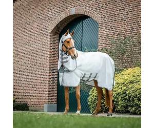 Horseware Amigo Ripstop Hoody Fly Blanket Silver/Titanium Grey & Silver/160 cm (7'0")